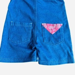 デニム　ロンパース　セサミストリート　クッキーモンスター　70㎝セットの画像