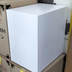 ●未使用！イノウエ 3段ワゴン デスクワゴン DI-S3W WH ホワイト 鍵あり　サイドキャビネット 脇机 インワゴン オフィス家具 会社 事務所 店舗 商業施設 の画像