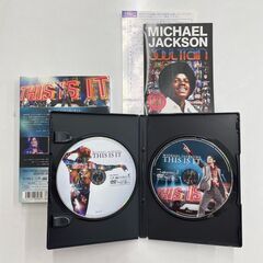 【正常再生確認済】DVD マイケル・ジャクソン THIS IS IT　2枚組の画像