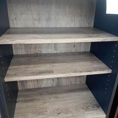 【リユースのサカイ八街店】★ジモティ割あり★ 収納棚　ブラウン系　クリーニング済　YJ7681の画像