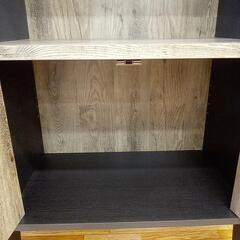 【リユースのサカイ八街店】★ジモティ割あり★ 収納棚　ブラウン系　クリーニング済　YJ7681の画像