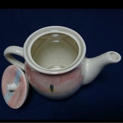 未使用品【萬宝窯】醤油さし＆皿セットの画像