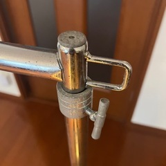 スチール製シングルハンガーラック　キャスター付の画像