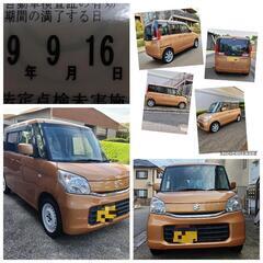 スズキ　スペーシア　2WD車検2年付き　車検取り立てスズキ純正アルミホイールの画像
