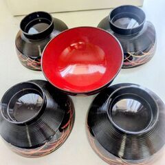 未使用✨️　お吸い物用おわん５個セットの画像