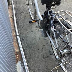 685  パナソニック新機種電動アシスト自転車viviTX26インチシルバーボディーの画像