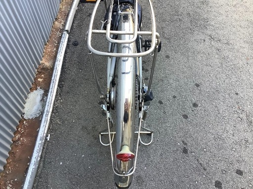 685  パナソニック新機種電動アシスト自転車viviTX26インチシルバーボディー