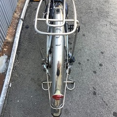 685  パナソニック新機種電動アシスト自転車viviTX26インチシルバーボディーの画像