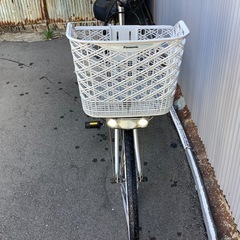 685  パナソニック新機種電動アシスト自転車viviTX26インチシルバーボディーの画像