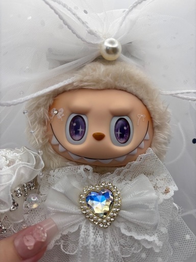 ウェディングラブブ仕様♡ LABUBU ぬいぐるみ 新郎新婦 カスタムドール ウェディングラブブ仕様♡ LABUBU ぬいぐるみ 新郎新婦 カスタム