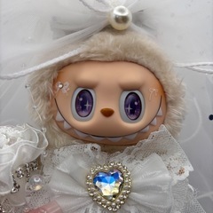 ウェディングラブブ仕様♡ LABUBU ぬいぐるみ 新郎新婦 カスタムドール ウェディングラブブ仕様♡ LABUBU ぬいぐるみ 新郎新婦 カスタム