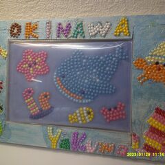 【新作】ビーズアート額縁の画像
