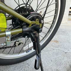アサヒサイクル 子供用ジュニア自転車 DRIDE BEAT 20インチ　 6段変速 カーキ色の画像