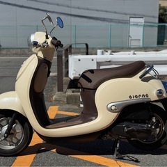 【低走行•新型】ホンダ ジョルノ AF70 クリーム色 安心のFI車【配送•当日納車可能】の画像