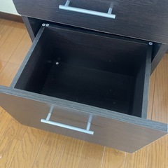 【無料】サイドキャビネット　棚　キャスターあり　　の画像