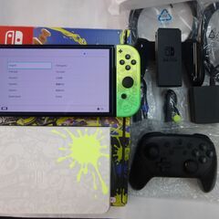 美品　Nintendo Switch 有機EL スプラトゥーン3エディション＋プロコンの画像