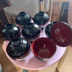 おわん　汁碗　お味噌汁　食器の画像