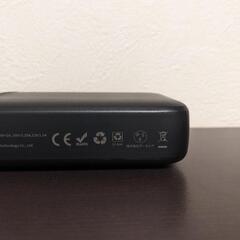 モバイルバッテリー 大容量 40000mAh 5台同時充電 22.5W 急速充電 軽量 小型 スマホ充電器 携帯 PSE認証 黒の画像