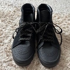 一回使用★美品　VANS バンズ Sk8-Hi Patchwork Mono Patchwork Blackout スケートハイ  26cmの画像