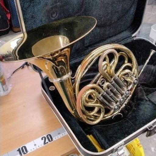 0903-092 YAMAHA YHR764 フルダブルホルン(傷凹み有、要メンテナンス)