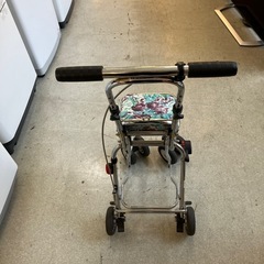 H2509-011 シルバーカー 花柄 キズ汚れ有りの画像