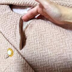 ピンクベージュ♡優しい色合い♡ゴージャス♡超！年代物♡姫♡コートの画像