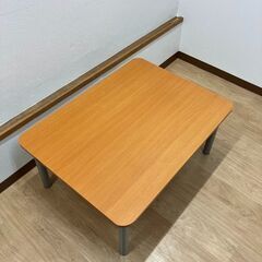 stp-3373　ローテーブル　座卓　木目調　ブラウン　センターテーブル　リビング　茶色　長方形の画像