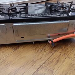 ★リユースのサカイ水戸店★ Rinnai ガステーブル　ＬＰガス  20年製 動作確認／クリーニング済み MT5346の画像