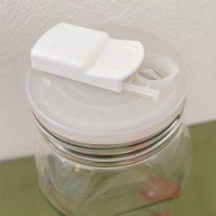 【同時引取で0円】ペットボトル型貯蔵びん アデリア果実酒瓶 保存容器 ガラス 梅酒 ADERIA ノッポさん　2Lの画像