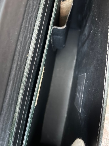 ソメスサドルダレスバッグビジネスバッグブリーフケース書類鞄かばん緑ドクターバッグダークグリーンレザー牛革メンズ男性用紳士鞄本革