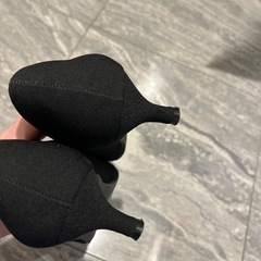 ＬＬサイズ26センチ黒パンプスの画像