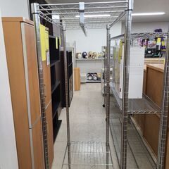 J1443【リユースのサカイ柏店】3段メタルラック　クリーニング済み　の画像