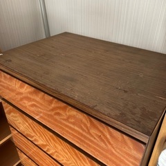 木製　収納タンスの画像