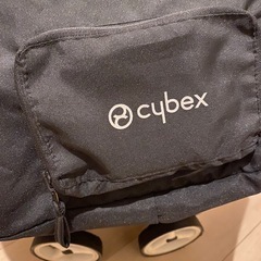 付属品多数！cybex ベビーカー グレー 収納カバー、パンバー、レインカバー付の画像