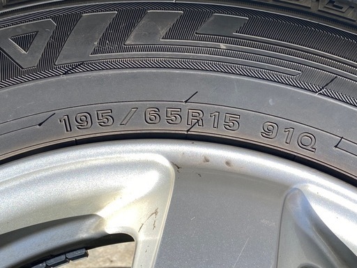 （交渉中）ウィンターマックス03ホイール4本セット　195/65R15 ヴォクシー等