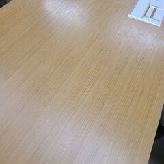 J1448【リユースのサカイ柏店】MUJI　無印良品　良品計画　ダイニングテーブル　オーク材　クリーニング済み　参考価格34,900円の画像