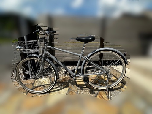 あさひ　子供用自転車　24インチ　グレー