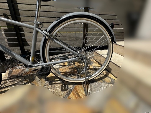 あさひ　子供用自転車　24インチ　グレー