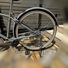 あさひ　子供用自転車　24インチ　グレーの画像