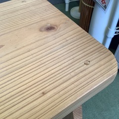 【リサイクルサービス八光】幅61.5㎝　カントリー家具　木製ベンチ・踏み台の画像