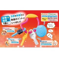 ピープル知育おもちゃ、本物そっくり五感刺激キー🔑の画像