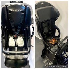 1年保証 送料無料　ブリヂストン　20インチ 子供乗せ　紺色　電動アシスト自転車　g905の画像