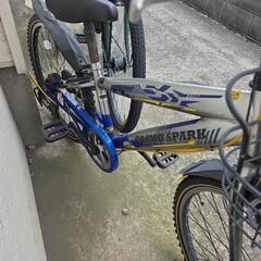 子供用自転車の画像