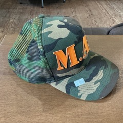 かっこいい🖤 キャップ🧢 帽子 M.A.D MADHOUND 迷彩キャップ ロゴ入り ファッション オシャレ 迷彩柄の画像