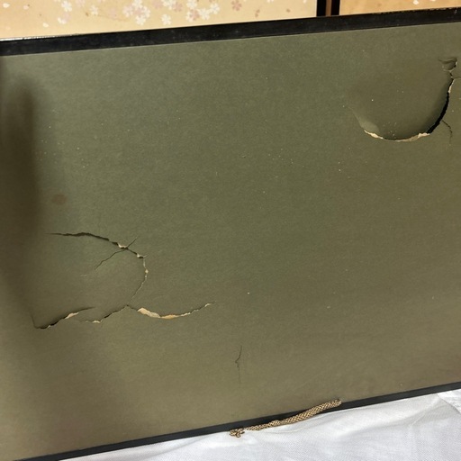 値下げ☆書道作品　金箔張り