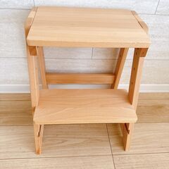木製 キッズ 踏み台 ステップ＆スツール 石崎家具の画像