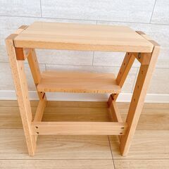 木製 キッズ 踏み台 ステップ＆スツール 石崎家具の画像
