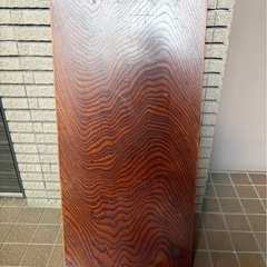 折り畳み テーブル 一枚板 木製の画像