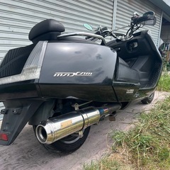 YAMAHA マグザム SG17J 中古車 過走行 綺麗 ビックスクーター 250cc 現状販売 売り切り 整備必要 黒色 社外品マフラー 書類あり 大阪府の画像