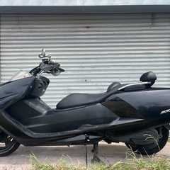 YAMAHA マグザム SG17J 中古車 過走行 綺麗 ビックスクーター 250cc 現状販売 売り切り 整備必要 黒色 社外品マフラー 書類あり 大阪府の画像